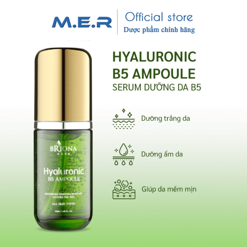 Serum Dưỡng Ẩm Da Briona | Hyaluronic B5 Ampoule | CÔNG TY TNHH M.E.R